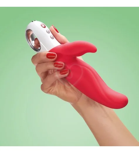 Вибратор со стимулятором клитора и точки A Fun Factory LADY Bi красный фото 5