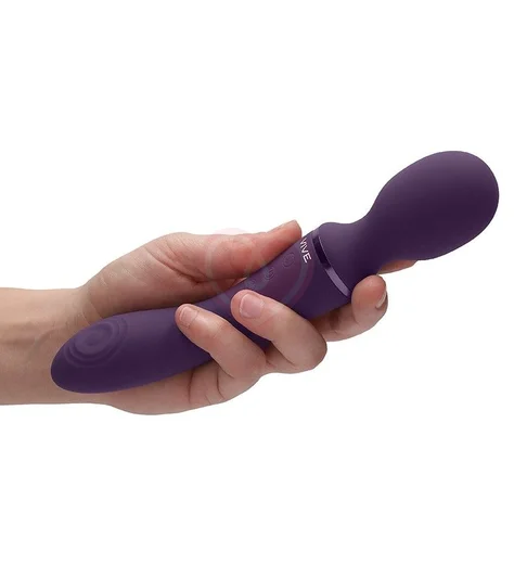 Двухсторонний мини-вибромассажёр Enora фиолетовый фото 3