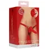 Двойной страпон Ouch! с вибрацией красный фото 3