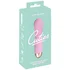 Мини-вибратор с нежным рельефом Cuties розовый фото 2