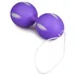 Вагинальные шарики для тренировок Кегеля Wiggle Duo Kegel Ball фиолетовые фото 2
