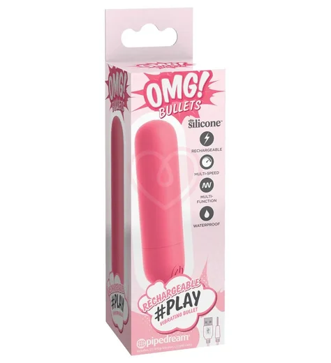 Вибропуля OMG розовая фото 4