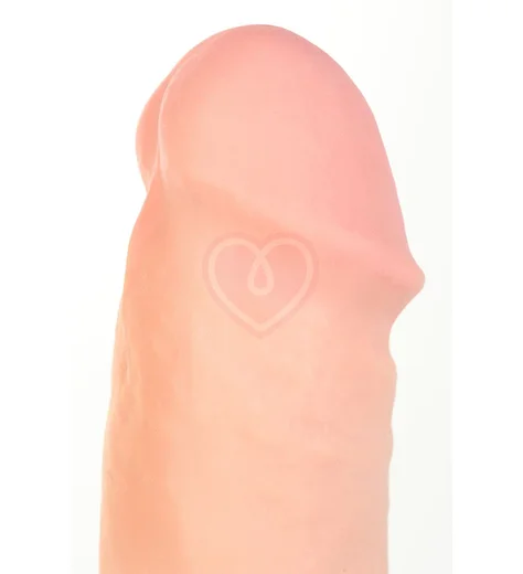 Реалистичный вибратор на присоске с пультом RealStick Elite Vibro телесный фото 11