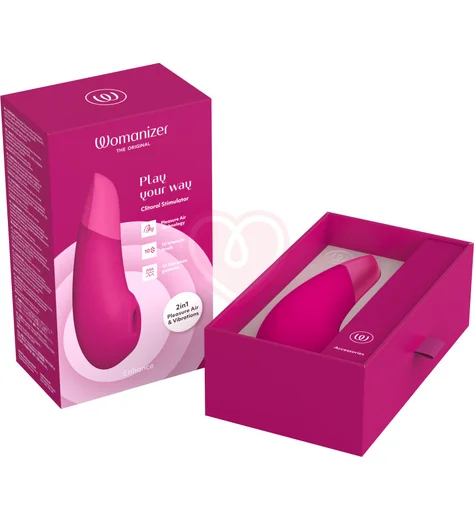 Бесконтактный клиторальный стимулятор с вибрацией Womanizer Enhance розовый фото 4