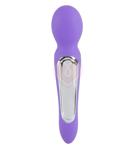 Массажёр вибратор Smile Dual Motor фиолетовый фото 2