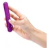 Силиконовый мини-вибратор с насадкой Le Wand Baton фиолетовый фото 3