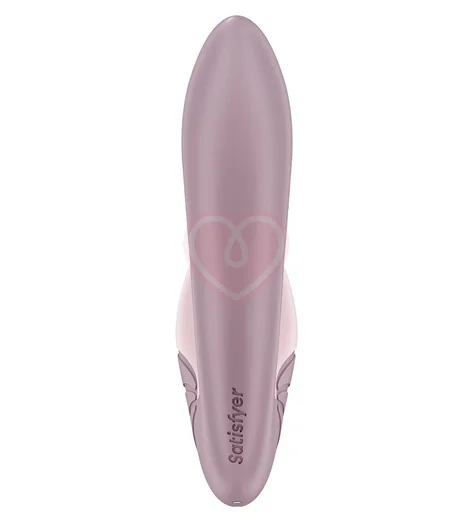 Вибратор с вакуумным стимулятором Satisfyer Supernova пыльно-розовый фото 3