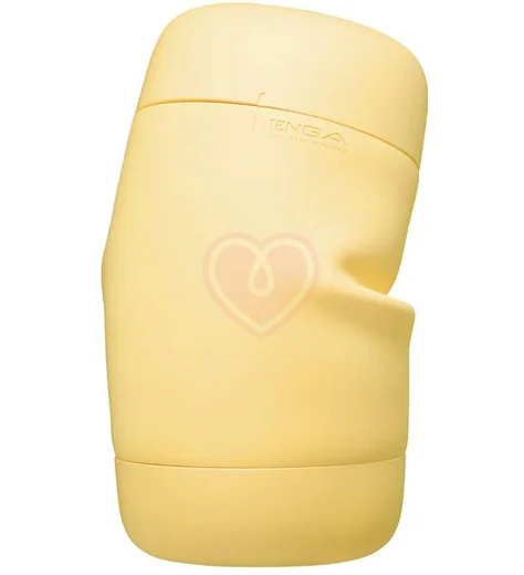 Мягкий мастурбатор Tenga Puffy Custard Yellow фото 3