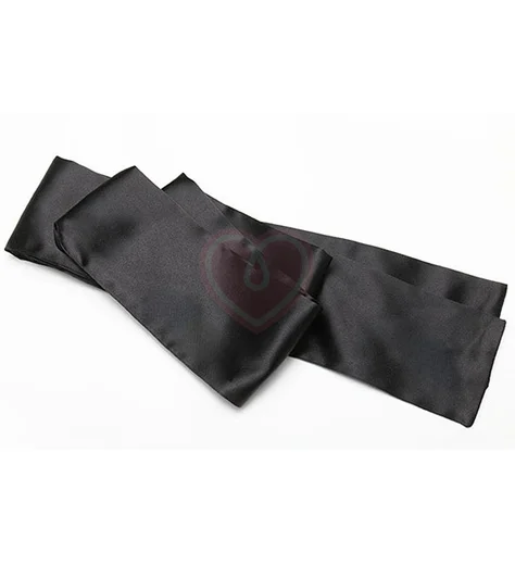 Атласная лента для связывания чёрная фото 4