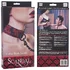 Ошейник с цепью атласный Scandal Collar with Leash фото 2