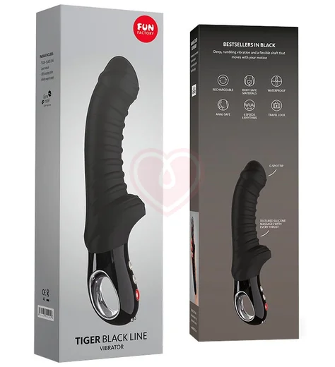 Вибратор Fun Factory Tiger G5 Black Line чёрный фото 4