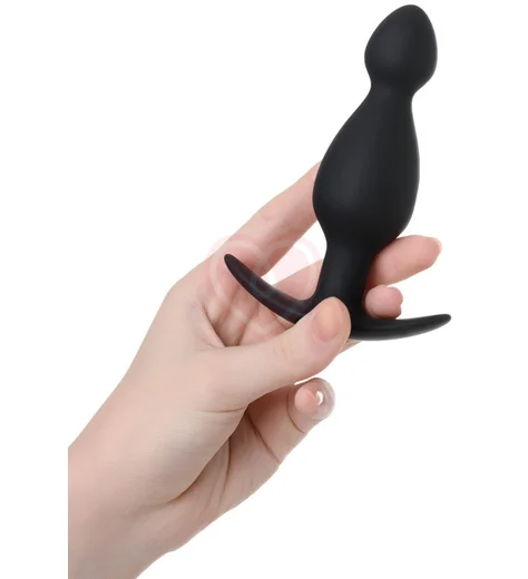 Анальная пробка ToyFa A-Toys размер M чёрная фото 3