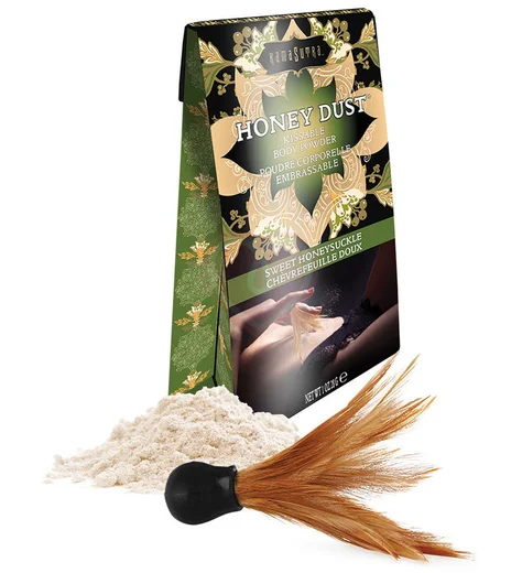 Ароматная пудра для тела KamaSutra Honey Dust Sweet Honeysuckle Жимолость 28 г фото 2