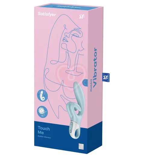 Вибратор с двойным клиторальным стимулятором Satisfyer Touch Me голубой фото 5