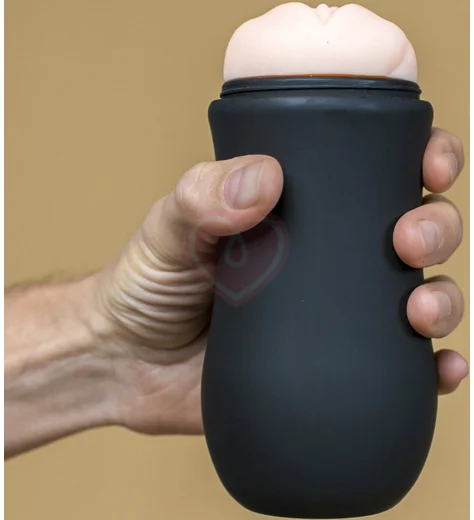 Мастурбатор вагина Girl Solar Men чёрный фото 8