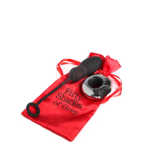 Вибро-яйцо на радиоуправлении '50 оттенков серого' Relentless Vibrations Remote Control Egg фото 3