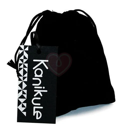 Средняя алюминиевая анальная пробка Medium с фиолетовым стразом фото 2