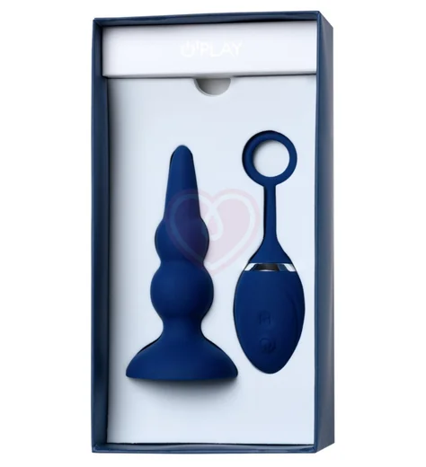 Рельефная анальная вибропробка O'Play Prime с пультом фото 3