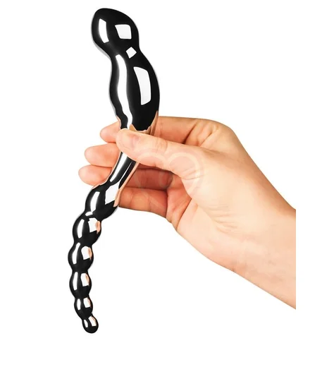 Рельефный стимулятор из стали Le Wand Swerve фото 2