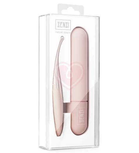 Точечный вибростимулятор Senzi с футляром для хранения нежно-розовый фото 3