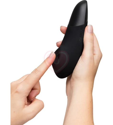 Бесконтактный клиторальный стимулятор с вибрацией Womanizer Enhance чёрный фото 9