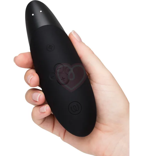 Бесконтактный клиторальный стимулятор с вибрацией Womanizer Enhance чёрный фото 12