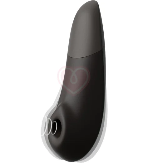 Бесконтактный клиторальный стимулятор с вибрацией Womanizer Enhance чёрный фото 14