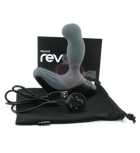 Массажёр простаты Nexus Revo 2 с вращающейся головкой серый фото 5