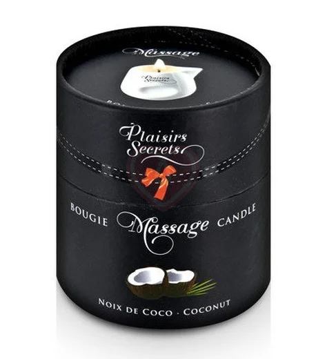 Свеча с массажным маслом Concorde Massage Candle Кокос 80 мл фото 2