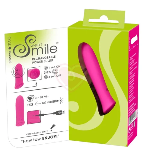 Вибропуля Sweet Smile розовая фото 5