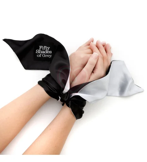 Галстук-фиксация '50 оттенков серого' Soft Limits Deluxe Wrist Tie фото 2