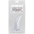 Изогнутая анальная пробка Basix Rubber Works His and Hers Spot прозрачная фото 2