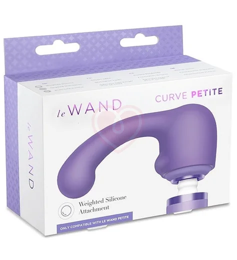 Утяжелённая насадка для массажёра Le Wand Petite Curve фиолетовый фото 4
