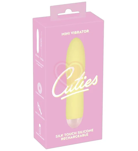 Мини вибратор Cuties жёлтый фото 4
