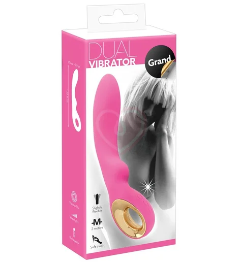 Вибратор с плавным изгибом Dual Vibrator Grand фото 4