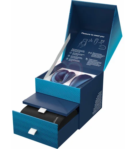 Парный вибратор с сенсорным пультом управления We-Vibe Chorus синий фото 2