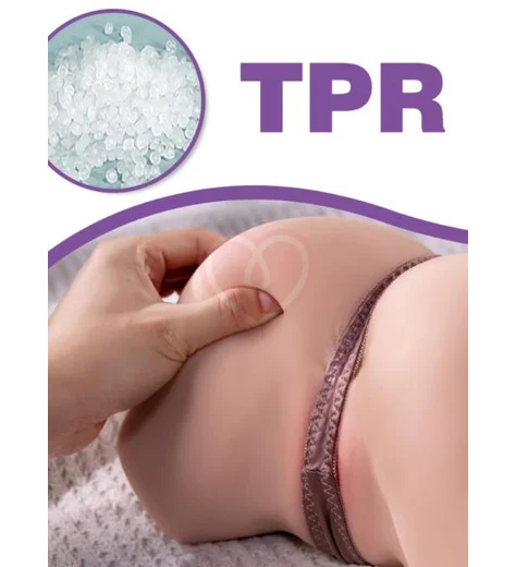 Мастурбатор вагина и анус с вибрацией Real Xise фото 3