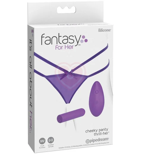 Набор с вибропулей и пультом Cheeky Panty Thrill-Her фиолетовый фото 2