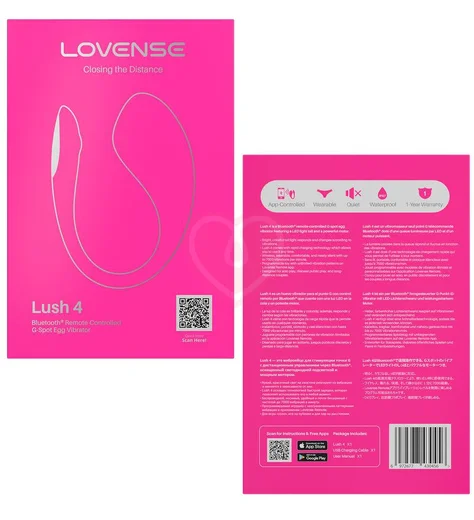 Виброяйцо с управлением от приложения Lovense Lush 4 фото 5