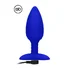Светящаяся пробка с нагревом Glow Heating Anal Butt Plug синяя фото 3
