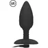 Светящаяся пробка с нагревом Glow Heating Anal Butt Plug чёрная фото 4
