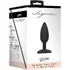 Светящаяся пробка с нагревом Glow Heating Anal Butt Plug чёрная фото 5