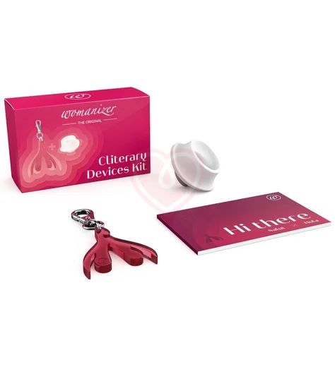 Набор Womanizer Cliterary Devices Kit насадка L и брелок фото 1