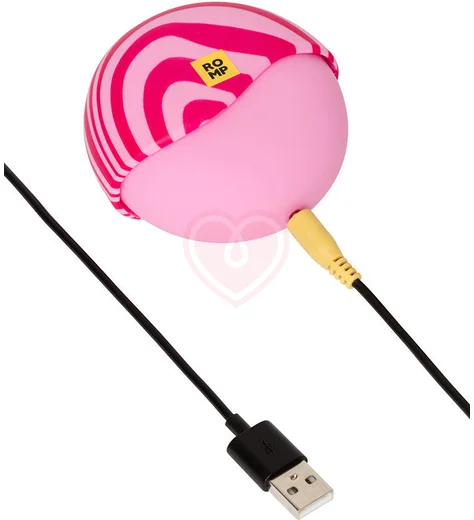 Вакуумно-волновой стимулятор клитора Romp Spin розовый фото 8