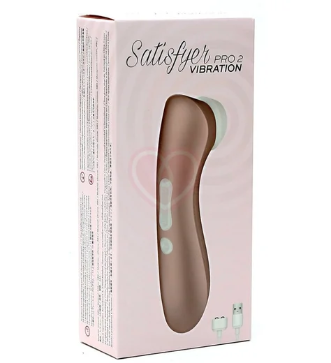 Вакуумный клиторальный стимулятор с вибрацией Satisfyer Pro 2 Vibration фото 2