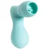 Вакуумный стимулятор клитора с язычком Jos Dingo бирюзовый фото 1