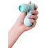 Вакуумный стимулятор клитора с язычком Jos Dingo бирюзовый фото 3