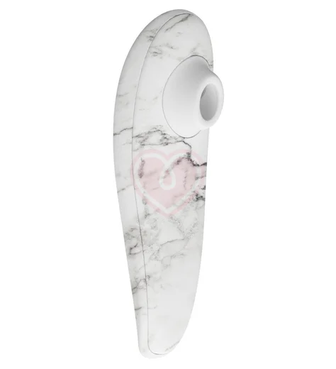 Бесконтактный клиторальный стимулятор Womanizer Classic 2 Marilyn Monroe белый мрамор фото 1