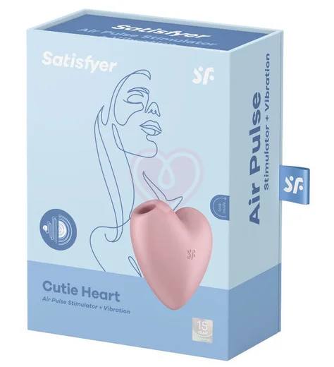 Вакуумный вибростимулятор Satisfyer Cutie Heart розовый фото 4
