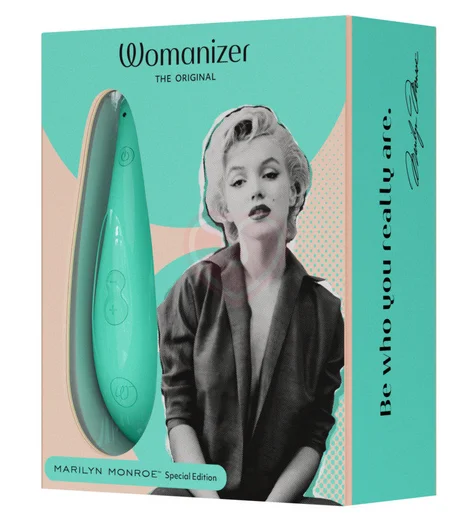 Бесконтактный клиторальный стимулятор Womanizer Classic 2 Marilyn Monroe мятный фото 7